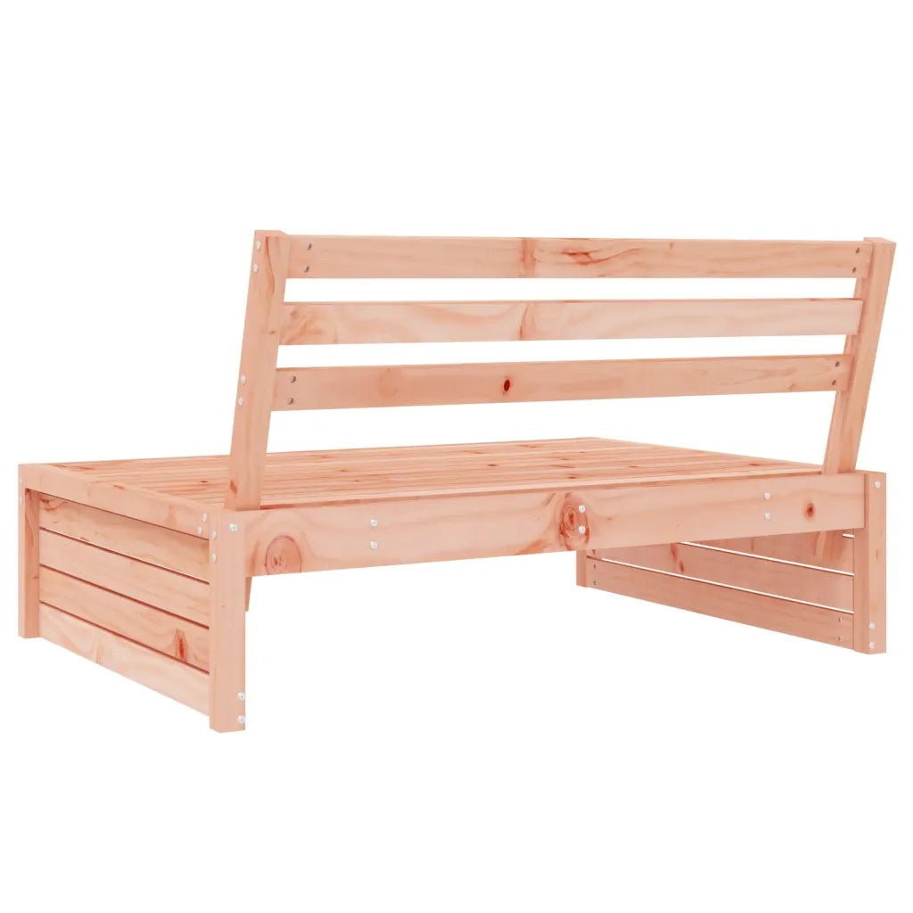 Divano Centrale Giardino-Sofa Modulare-Divanetto da esterno 120x80cm Legno Massello Douglas