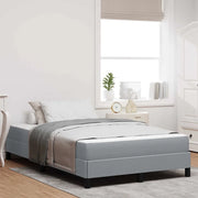 Letto a molle con materasso Grigio chiaro 120 x 200 cm Tessuto 3398479