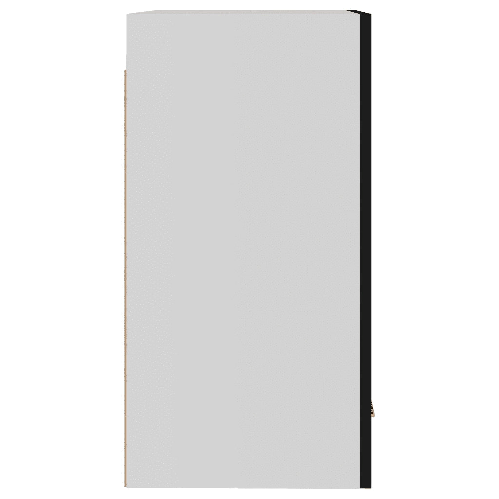 Mobile Pensile “Lyon” Nero 39,5x31x60 cm in Legno Multistrato 801253
