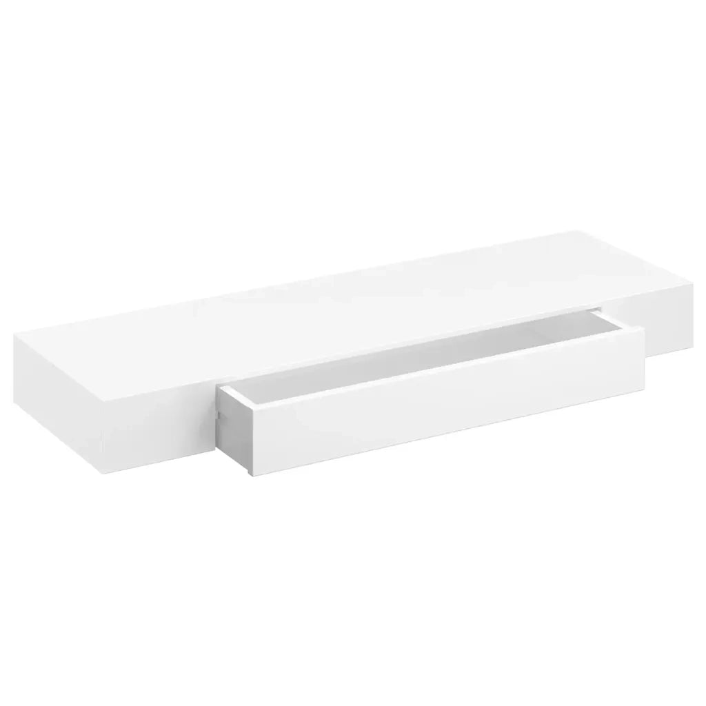 Mensole con Cassetti 2 pz Bianco 80 cm 276002