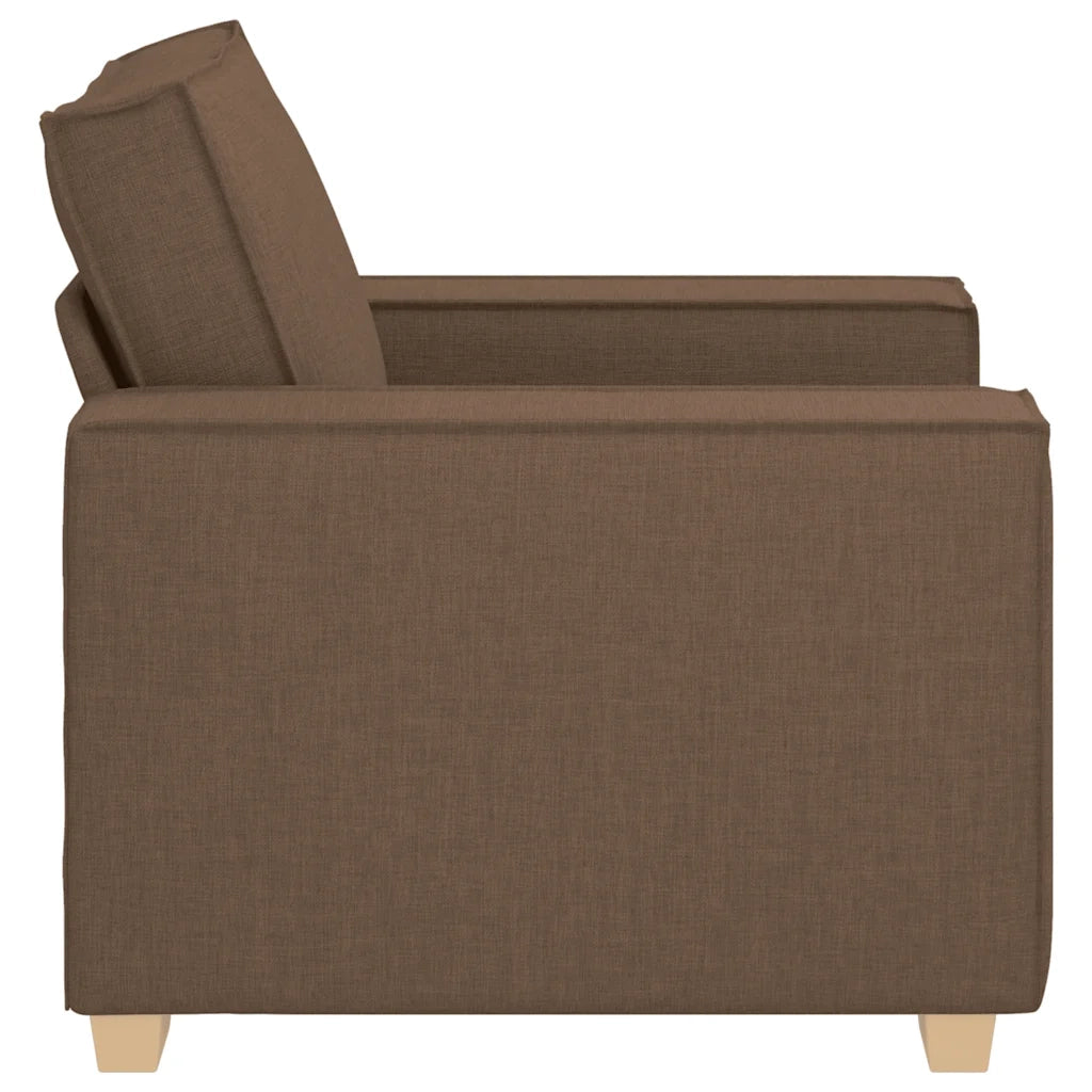 Poltrona-Divano Sedia-Sofa-Divanetto Marrone 60 cm Tessuto