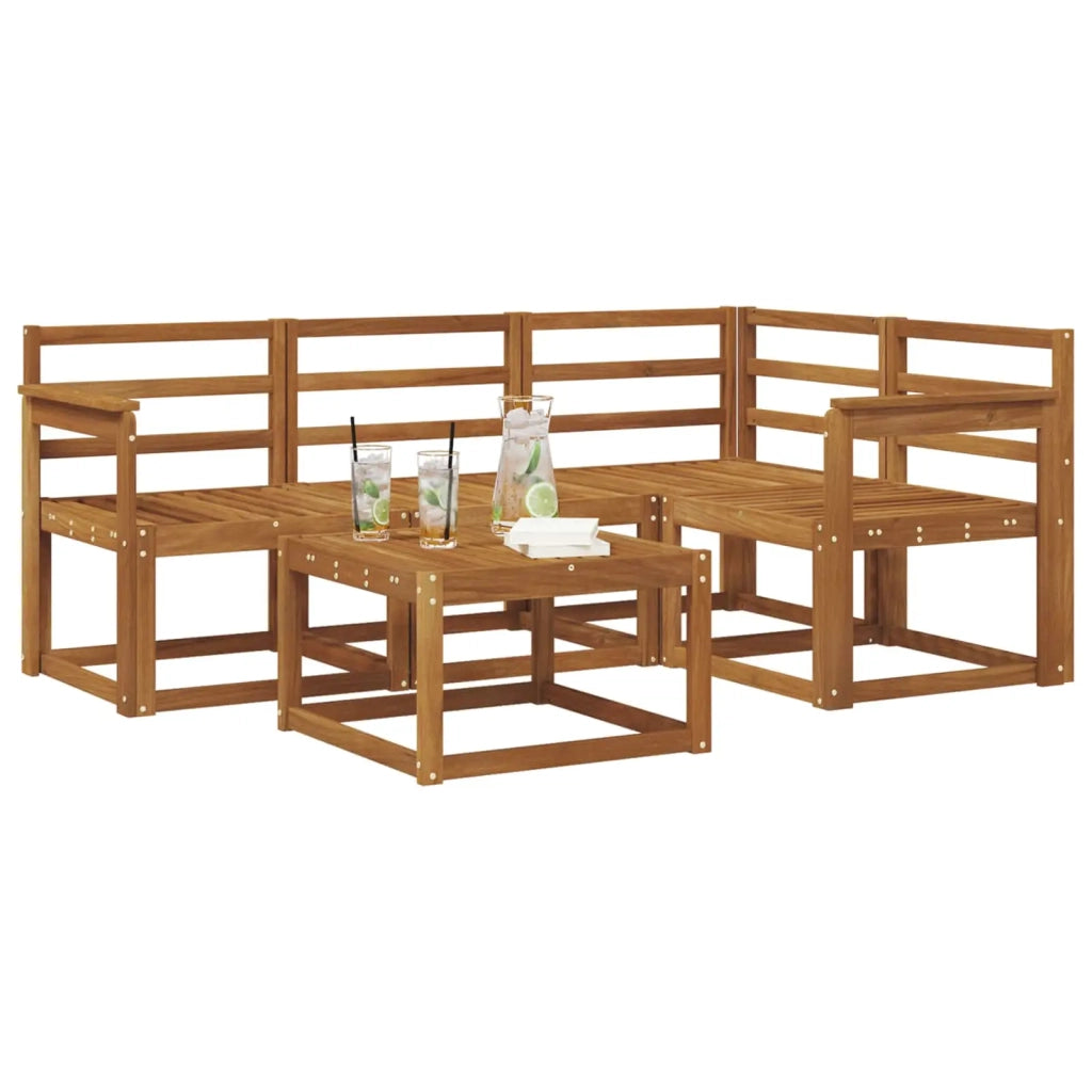 Set di divani da esterno 5 pcs Naturale 3366347