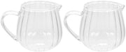 Mini caraffa trasparente da 100 ml con schiuma di latte - design leggero - caraffa da 100 ml con schiuma di latte - caraffa mini - caraffa da servire - caraffa in vetro - 100 ml trasparente - caraffa da servizio