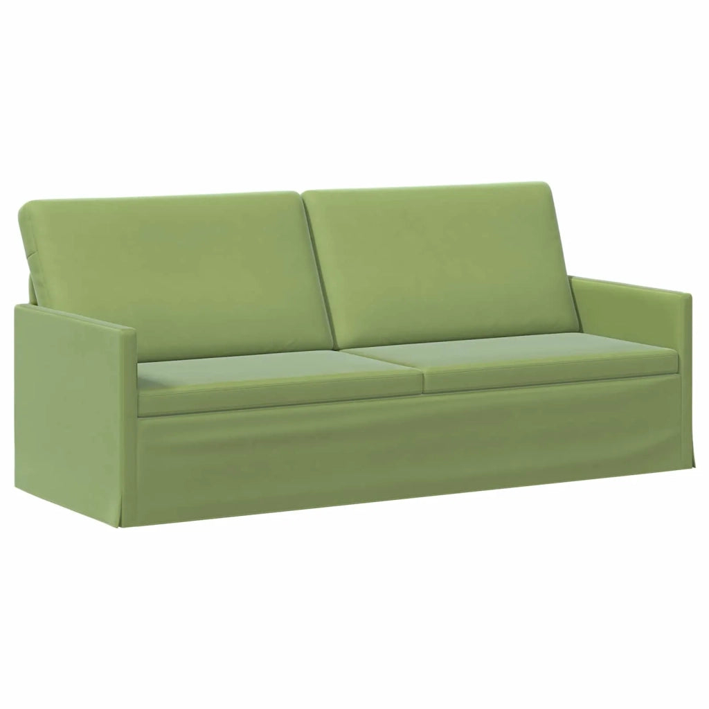 Set di divani 2 pcs Verde chiaro Velluto (V) 3433219