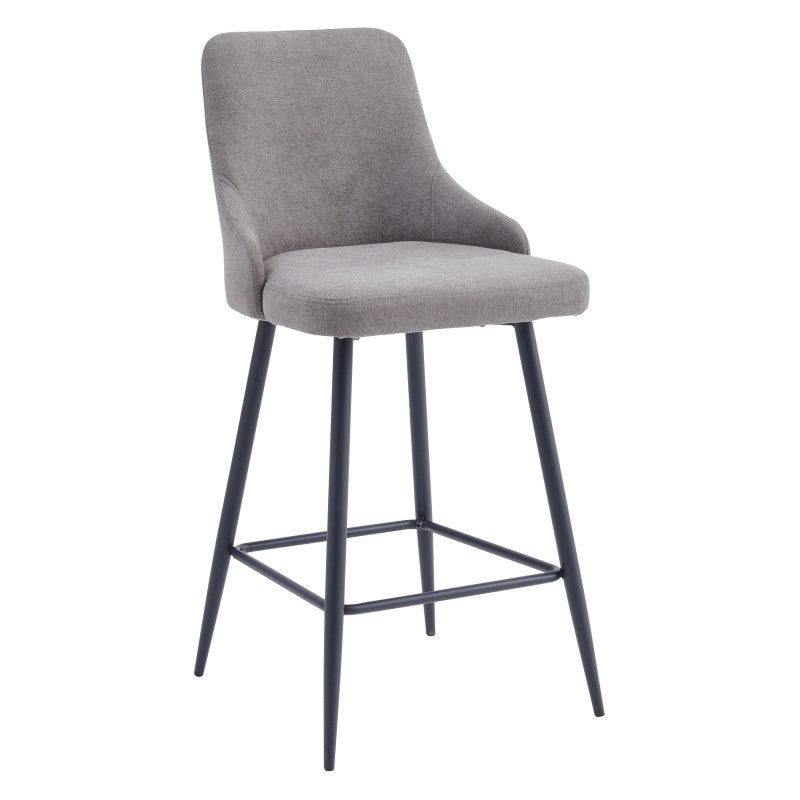Set di 4 Sgabelli Chantal In Tessuto 320gr Tabacco Dimensione 47x52,5x100cm