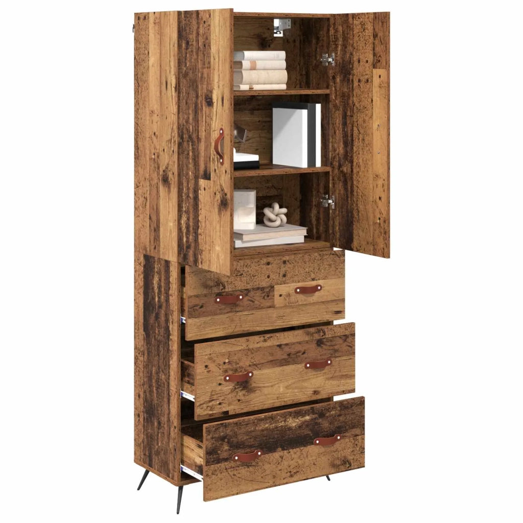 Credenza Legno vecchio 69,5 x 34 x 180 cm Legno multistrato