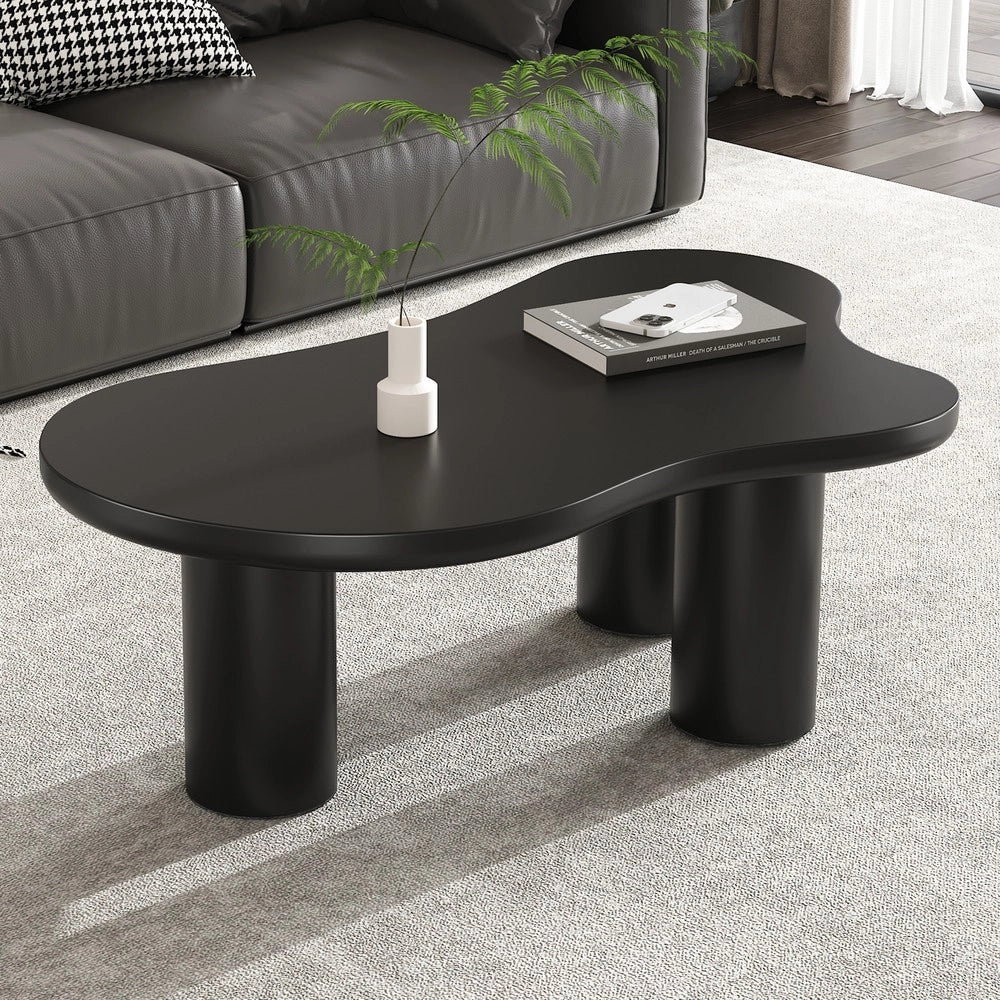 Tavolino da Caff¨¨ Forma Nuvola ¨C MINIMAL ¨C MDF, PVC, 107x66x40,5 cm