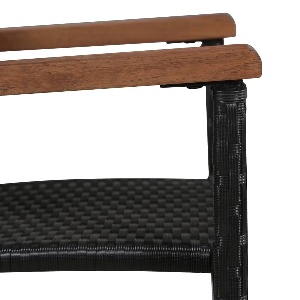 Set di mobili da esterno da 9 pezzi in resina intrecciata e legno di acacia nero 02_0014529