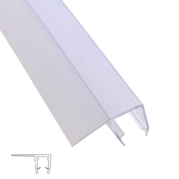 kit 2 pezzi guarnizioni ad aletta per box doccia cristallo 4, 5 e 6 mm