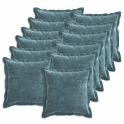 Federa 12 pcs HOUTEN Blu 40 x 40 cm Tessuto Chenille 916857