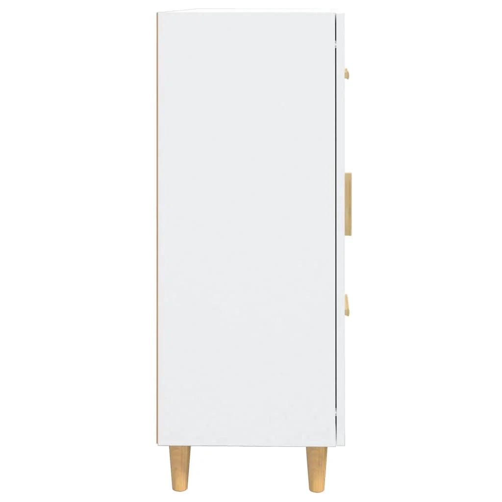 Credenza cassettiera cassettiera mobile contenitore organizer cucina soggiorno soggiorno 69,5 x 34 x 90 cm derivati ​​del legno bianco 02_0030451