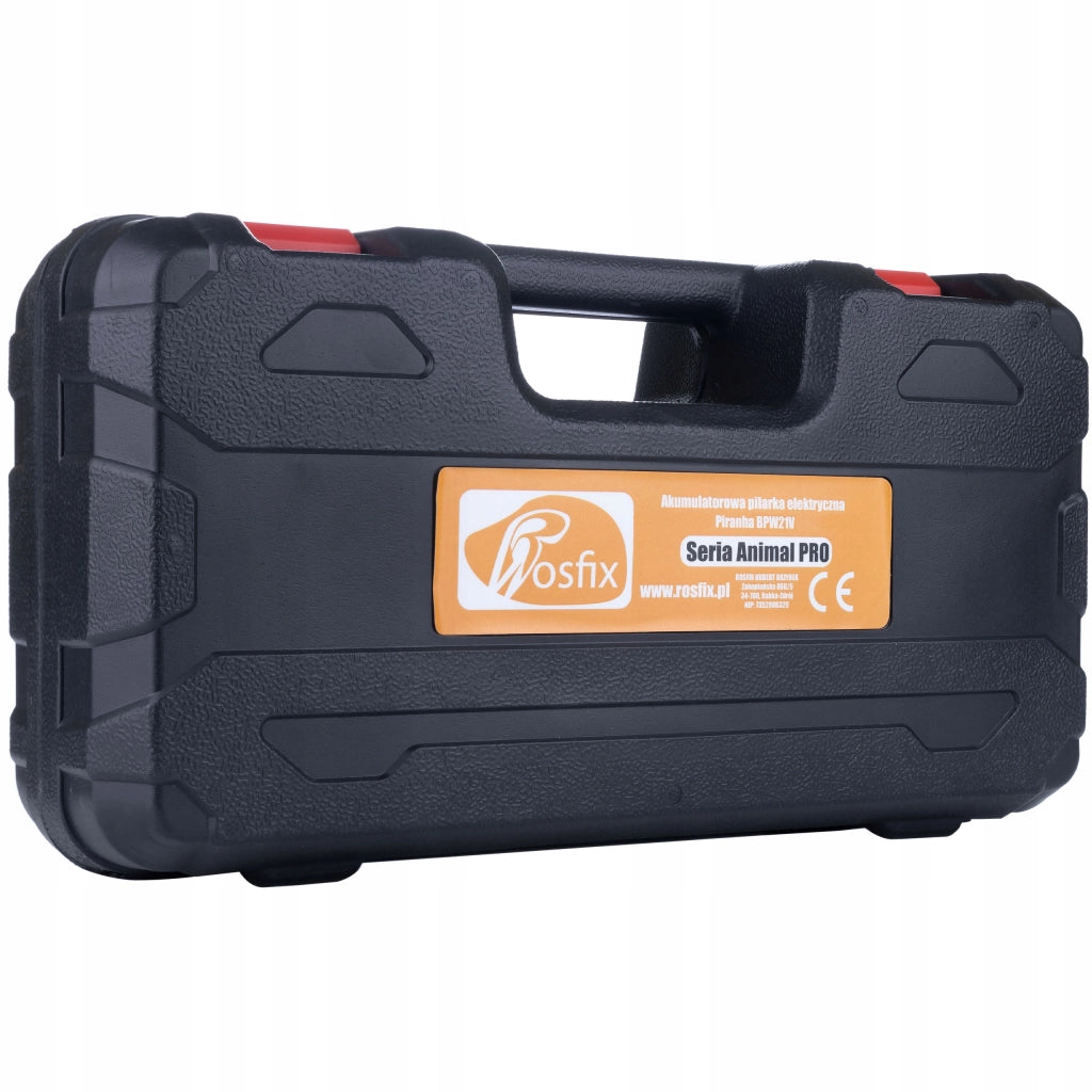 Motosega Elettrica a Batteria Rosfix Red Piranha RP21V – 1200W, 6" | Alta Precisione e Durata