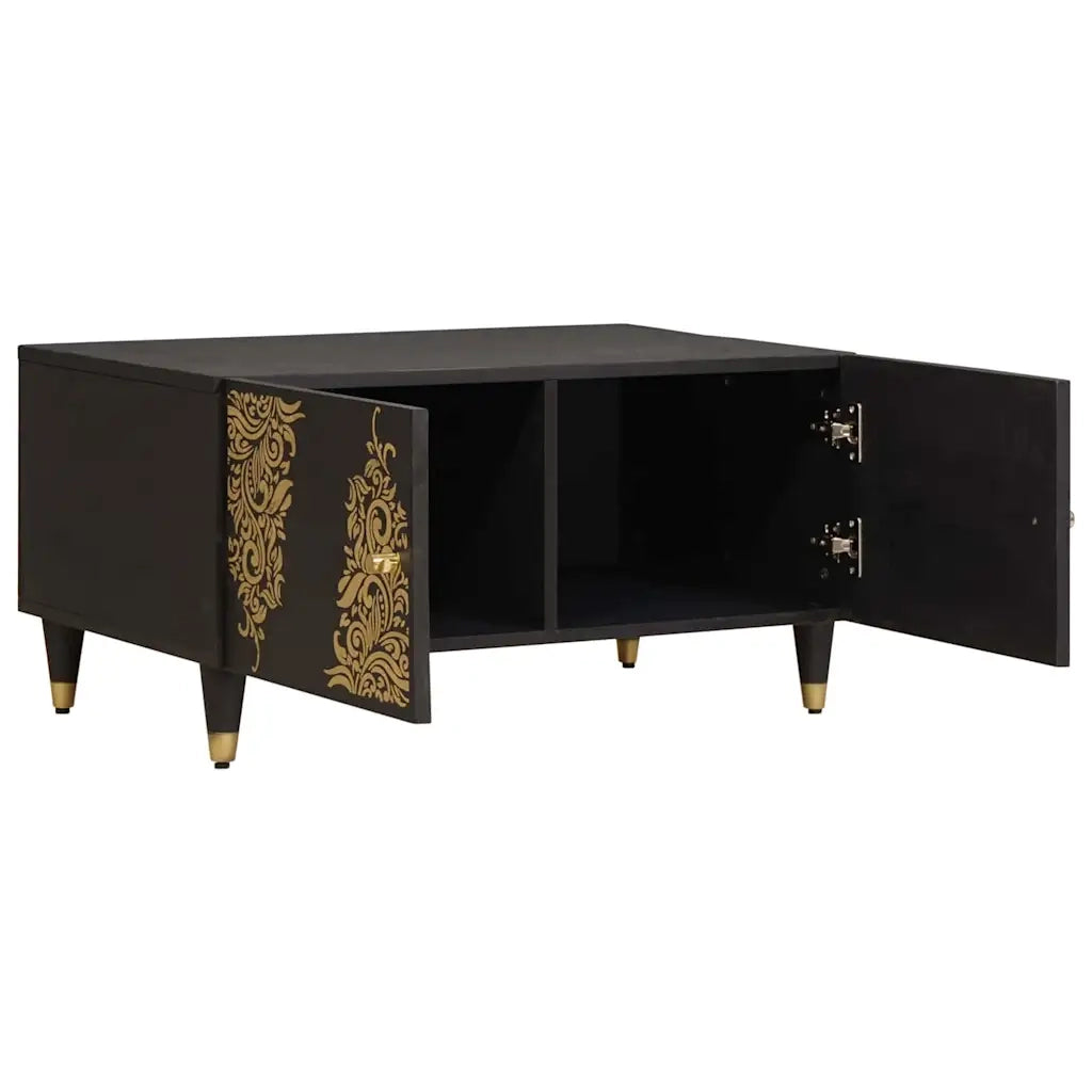 Tavolino da Salotto-Tavolino da soggiorno-Tavolo Nero 80 x 50 x 40 cm 744224
