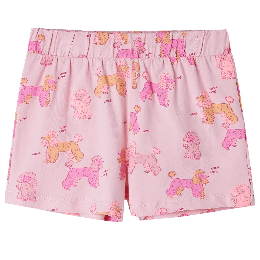 Pigiama da Bambina a Maniche Corte Rosa Chiaro 128 CFW5957010