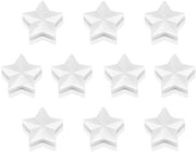 Magnetici per lavagne, 10 magneti per frigoriferi, mini magneti, piccoli magneti per lavagna bianca, forte attrito, magneti per lavagna, per lavagne, per cartelloni, per cucine (stelle, bianchi)