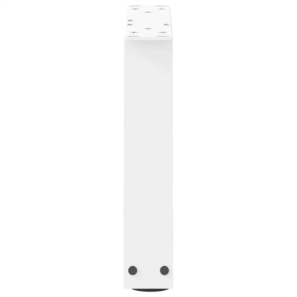 Gambe per Tavolino da CaffÃ¨ a Forma di V 2 pz Bianche 30x(30-31,3) cm Acciaio