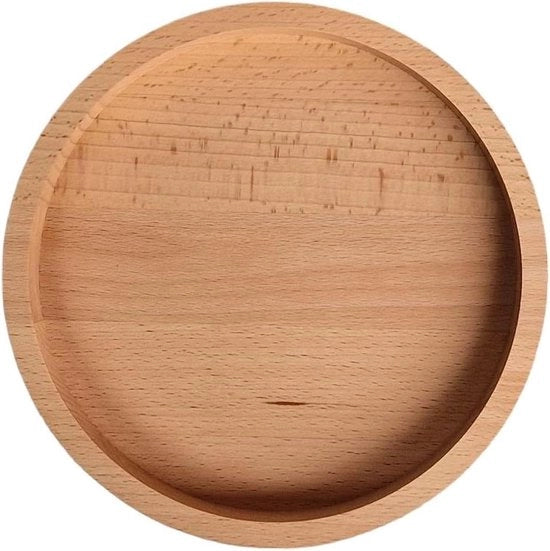 Piastrelle in Legno Ronde per Candelabri - Piatti di Servizio per Feste - Accessori di Decorazione per la Casa - Tavolo Salotto Camera da Bagno - diametro 20cm