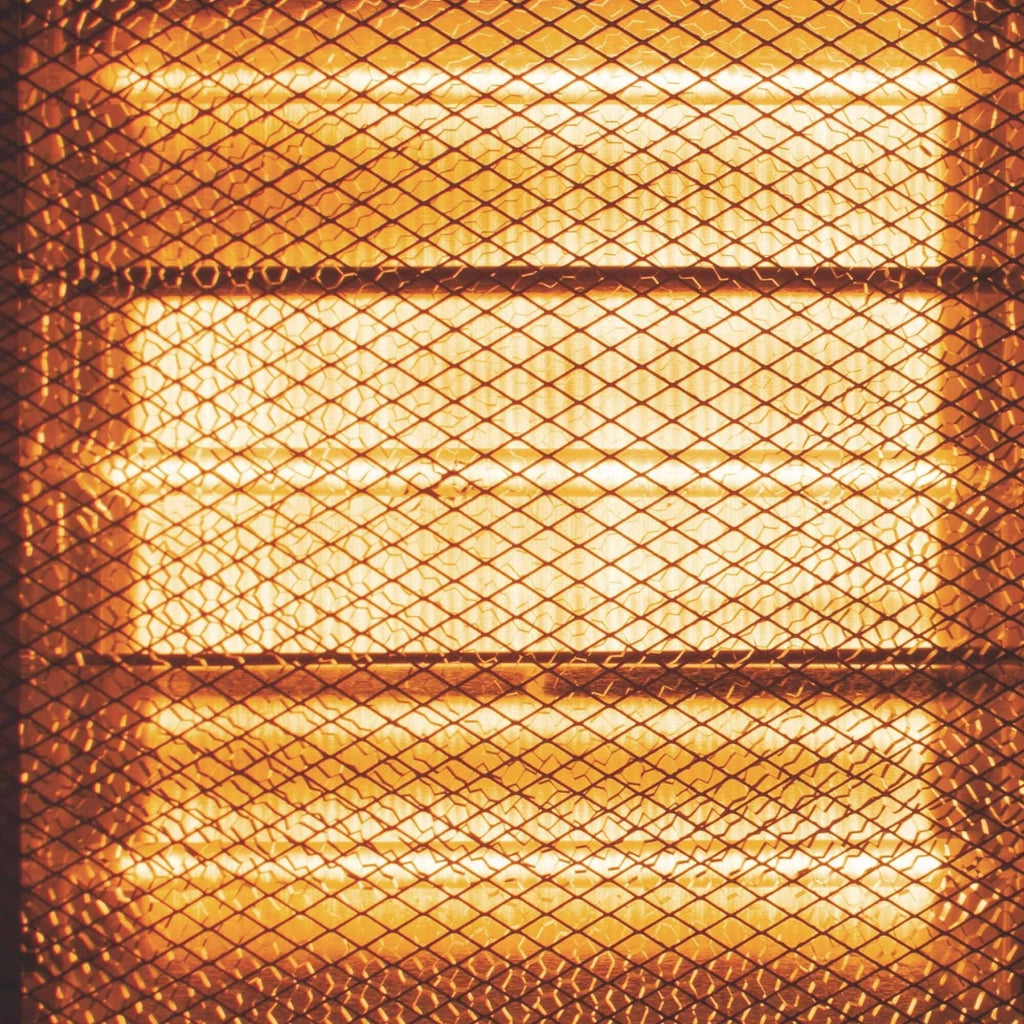 Stufa alogena elettrica oscillante 1200W, 3 livelli calore regolabili, antitipovescimento, riscaldamento immediato casa - SOGO