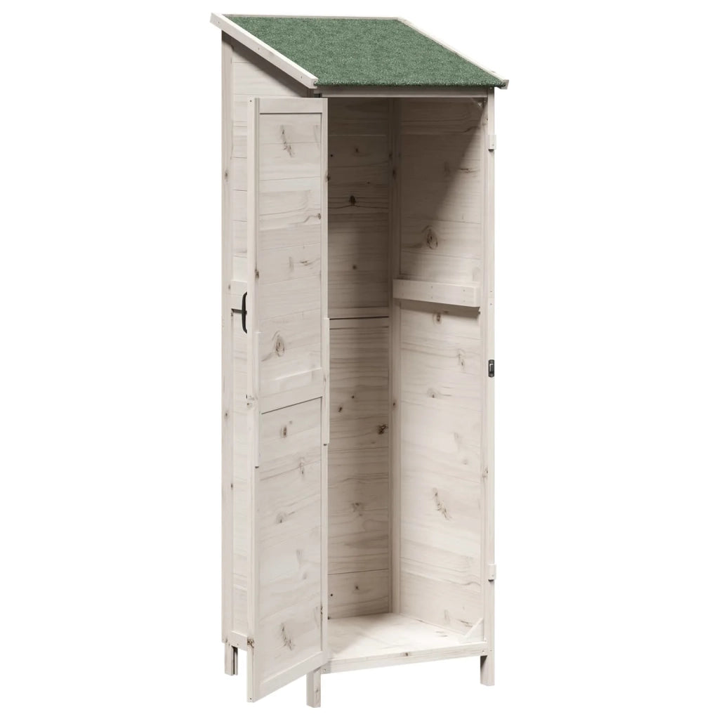 Capanno da Giardino Bianco 59,5 x 56 x 176,5 cm CFW8462021