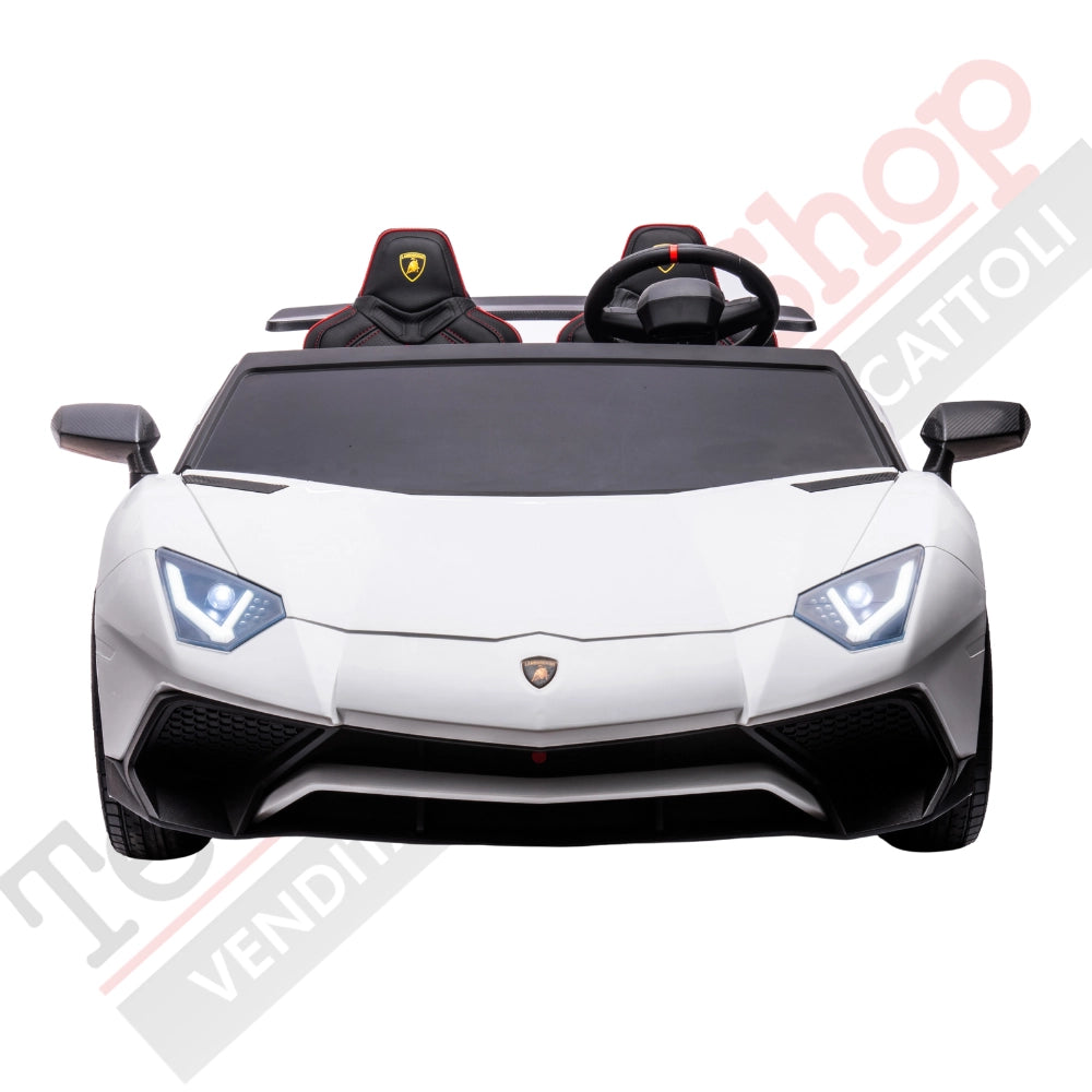 Tecnobike Shop - Auto Elettrica per Bambini Lamborghini SVJ 24V Full- 2 Posti Big - Bianco