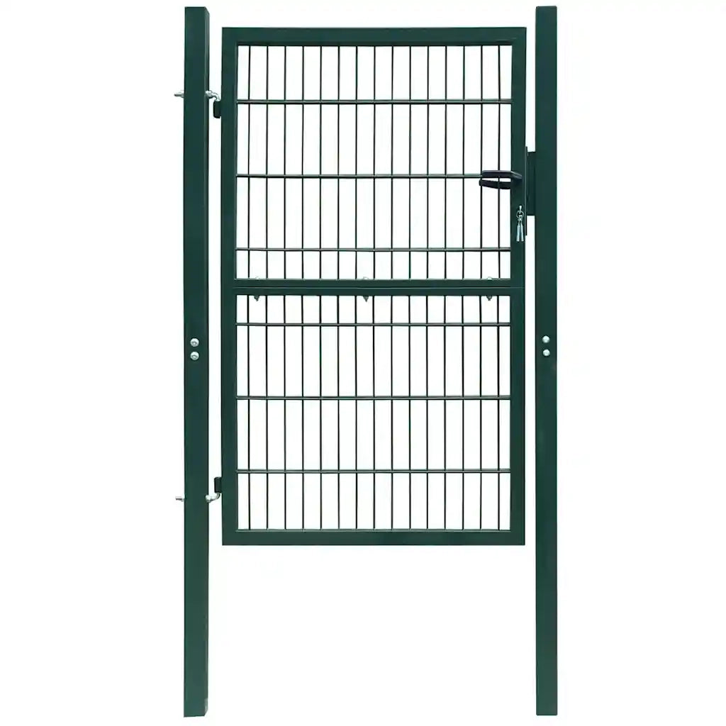 Cancello da Giardino 2D (Singolo) Verde 106 x 210 cm cod mxl 45832