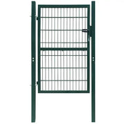 Cancello da Giardino 2D (Singolo) Verde 106 x 210 cm cod mxl 45832