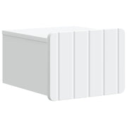 Mobiletto da notte a muro con cassetto Bianco 33 x 34,5 x 24 cm 898255