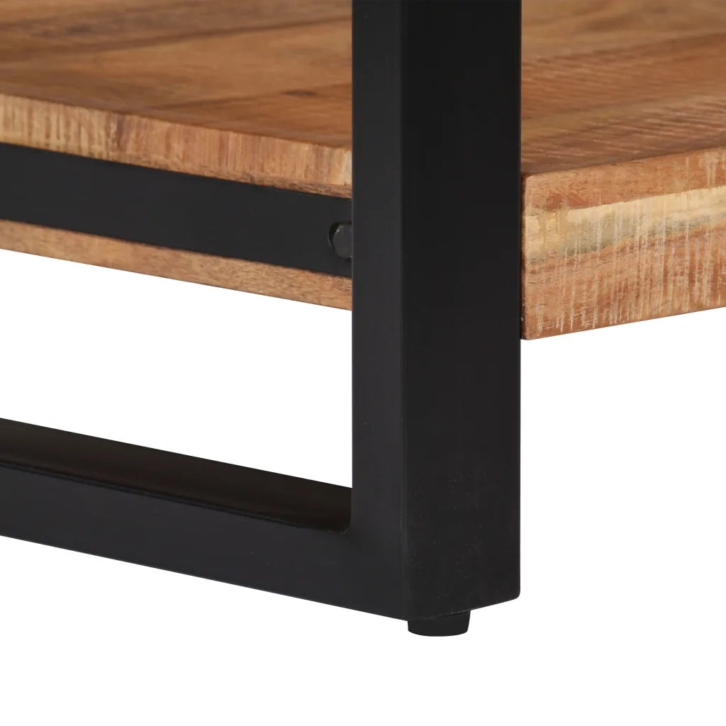 Tavolino da CaffÃ¨ 60x60x40 cm in Legno Massello di Acacia cod mxl 56217