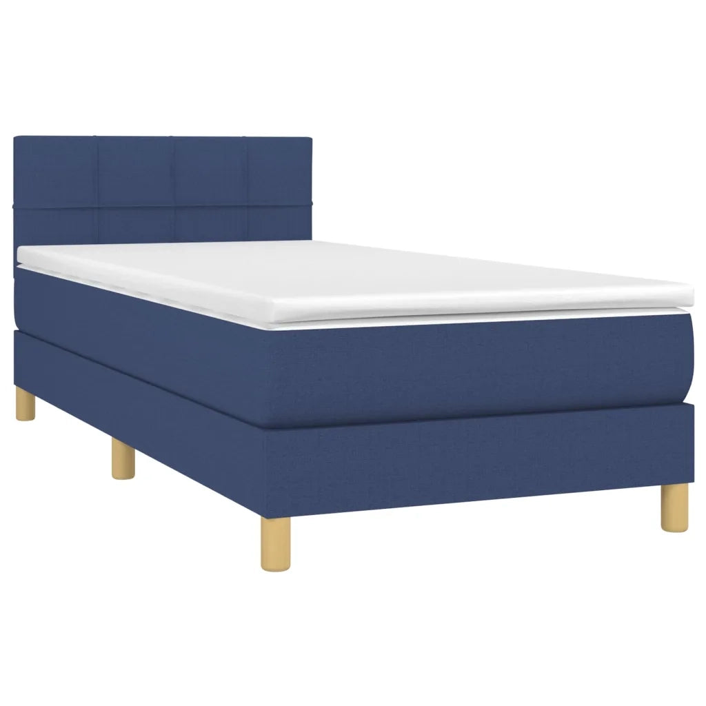 Giroletto a Molle con Materasso Blu 90x200 cm inTessuto 3140591