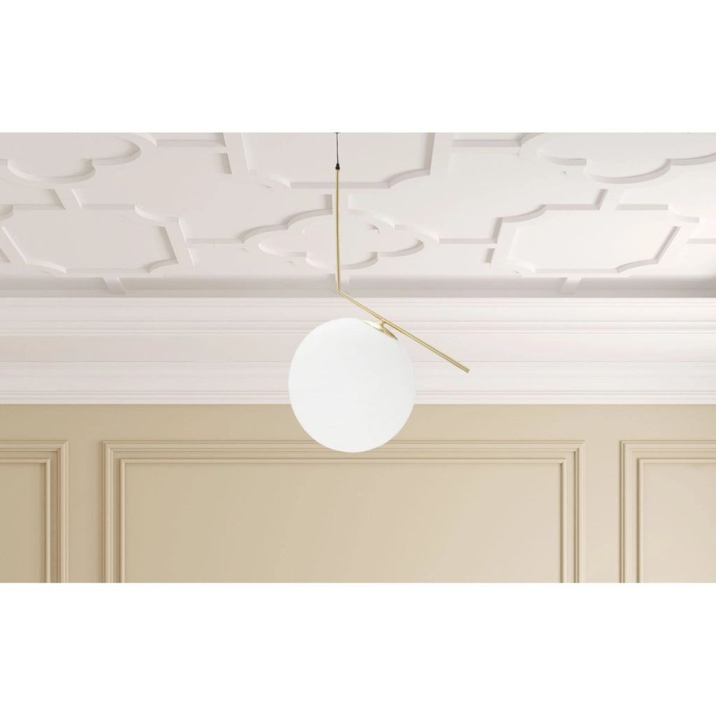 Lampada a Sospensione VKH84, Bianco, Metallo, 50x30x100 cm