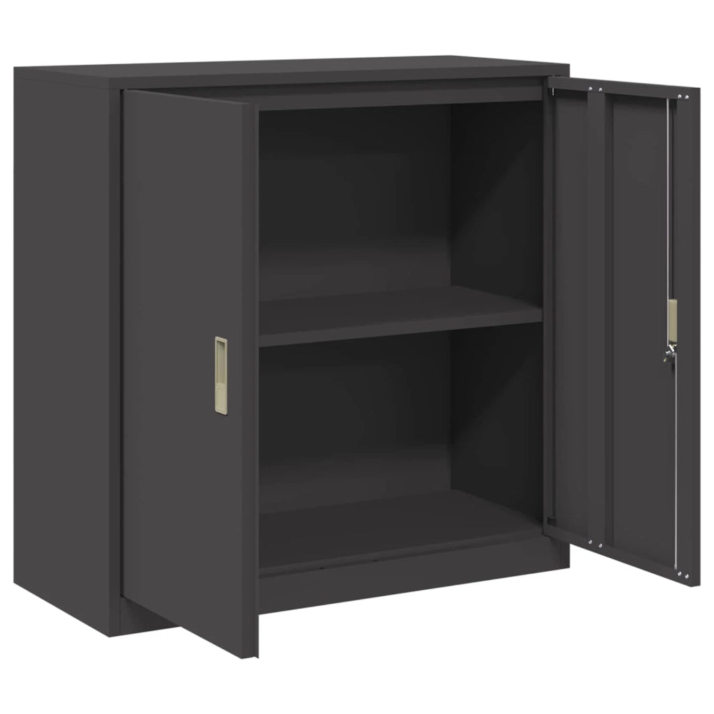 Armadio Nero 90 x 40 x 90 cm Acciaio CFW3784739
