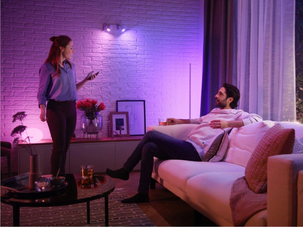 Philips by Signify 8719514491649 Hue White and Color Ambiance Faretto LED connesso 2 pezzi 6,3 W 400 lm GU5.3 12 V colore Bianco