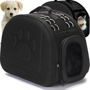 Scatola di trasporto pieghevole - Borsa per gatti/cani - Fessure di ventilazione - Compatta - Sicura - Massimo 6 kg - Borsa per animali