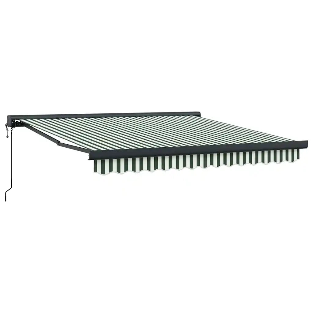 Tenda da Sole Verde e Bianco 350 x 250 x 165 cm 3330480