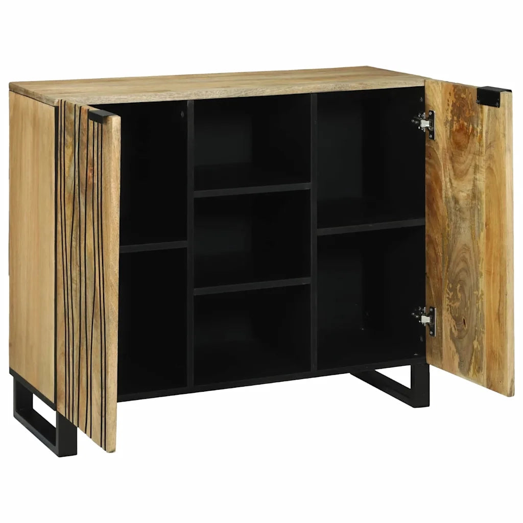 Sideboard Marrone 90 x 33 x 75 cm legno massello di mango 4017964