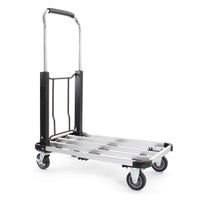 Carrello da trasporto pieghevole max 150kg, allungabile, con freno