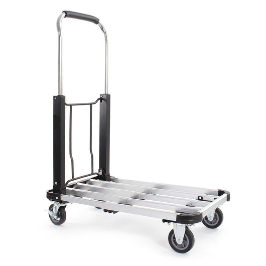 Carrello da trasporto pieghevole max 150kg, allungabile, con freno