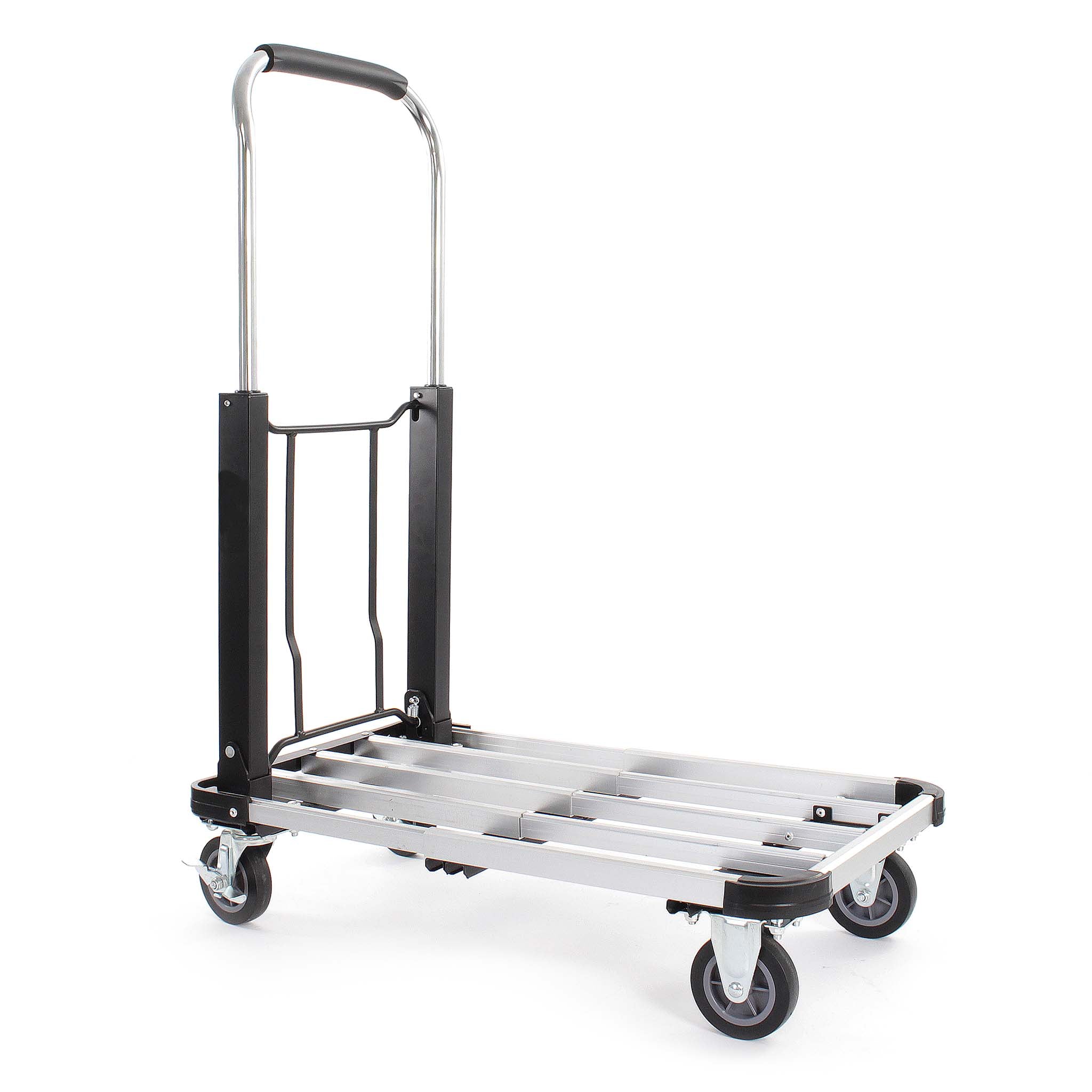Carrello da trasporto pieghevole max 150kg, allungabile, con freno