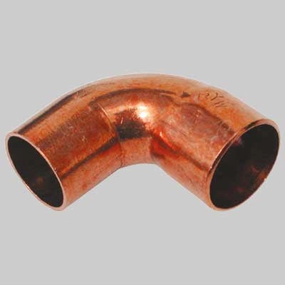 GOMITO RAME A SALDARE MASCHIO/FEMMINA  18 x 18     MADE IN ITALY