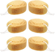 Saponi schiumanti per il corpo, spugne esfolianti morbide per il bagno, spugne per doccia, scrub corpo, prodotti di pulizia per adulti, 5,5 pollici