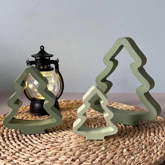 Forme di gesso in silicone per albero di Natale - 3 pezzi - Albero di Natale/Modello - Gesso fuso - Duraturo/Materiale - Flessibile/Progetto - Alta qualità - Stampi di gesso - Modello:  - Dimensioni:  - Materiale:  - Caratteristiche: