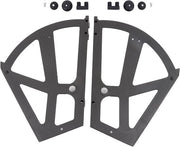 Cassetto per Scarpe in Plastica Flessibile - Sostituzione dei Cardini - Fissaggio Flessibile - Struttura semplice - Accessori per Cassetto per Scarpe a Doppio Strato - Nero