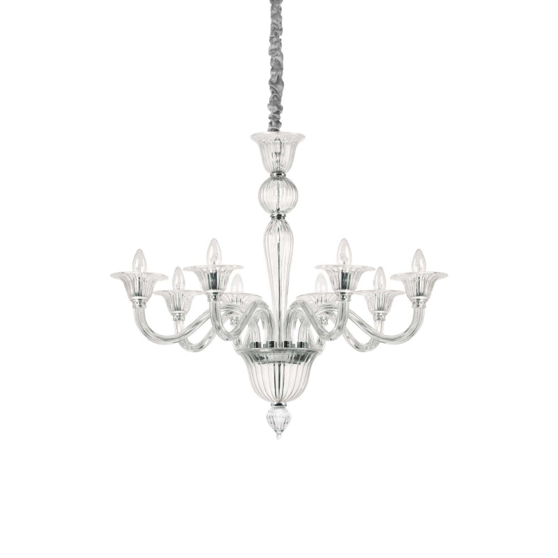 Lampada A Sospensione Brigitta Sp8 Trasparente Ideal-Lux