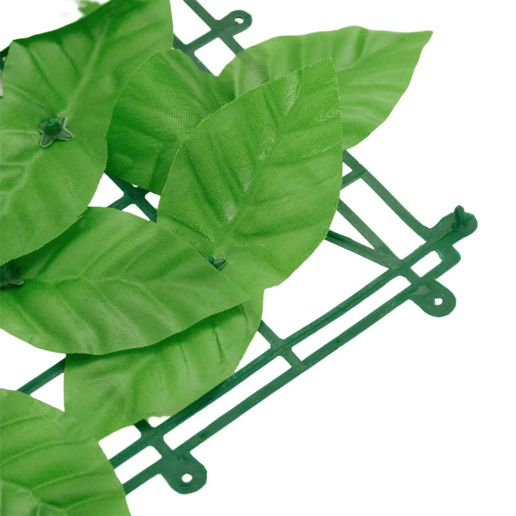 Schermo Privacy da Balcone con Foglie-Pannello per balcone Verde 600x75 cm