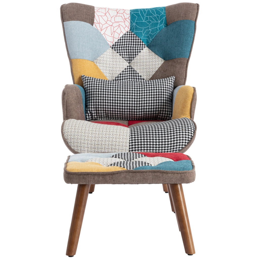 Poltrona Relax con Poggiapiedi, Schienale e Cuscino ¨C MINIMAL ¨C Soggiorno