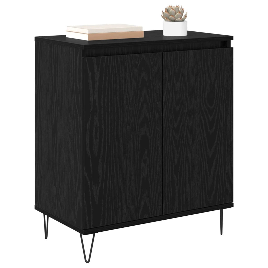Credenza Rovere Nero 60 x 35 x 70 cm Legno multistrato 882600