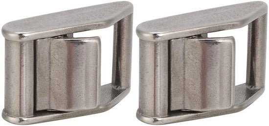 Spanbandgesp 316 roestvrij staal 27 mm con alta resistenza al morso, adatto per bagagli, resiste a 793 kg