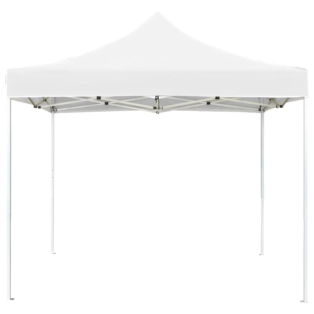 Gazebo Professionale Pieghevole in Alluminio 3x3m Bianco 45485