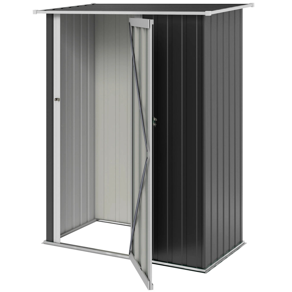 Capanno per attrezzi in metallo ¨C zephmum ¨C scuro 142x86x189 cm