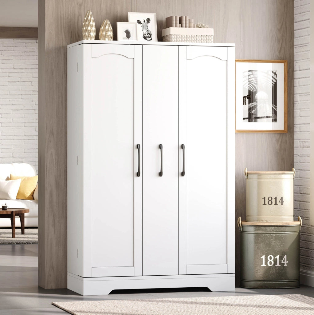 Armadio da cucina con porta spezie e cassetto verticale; 120 x 78 x 35 cm; MDF bianco